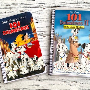 101 dalmations  VHS notebooks Covers