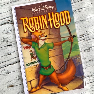 Robin Hood Cover 1 VHS Notizbuch