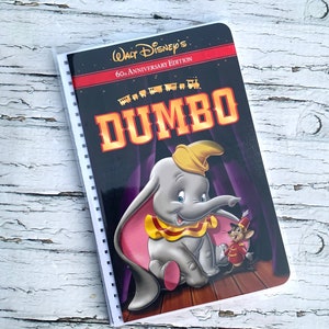 Dumbo movie covers for  VHS notebooks