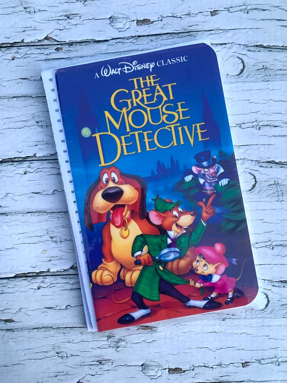 The Great Mouse Detective VHS Notebook - Etsy