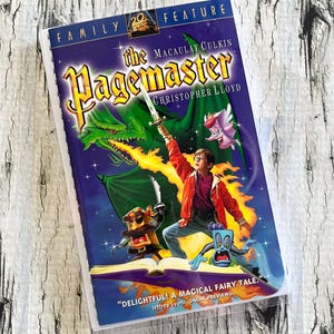 O caderno VHS Pagemaster