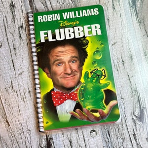 Flubber robin williams VHS notebook