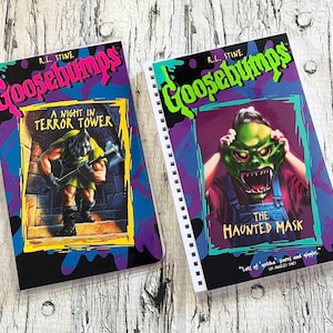 Goosebumps VHS notebooks