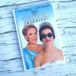 The Princess Diaries VHS notebook