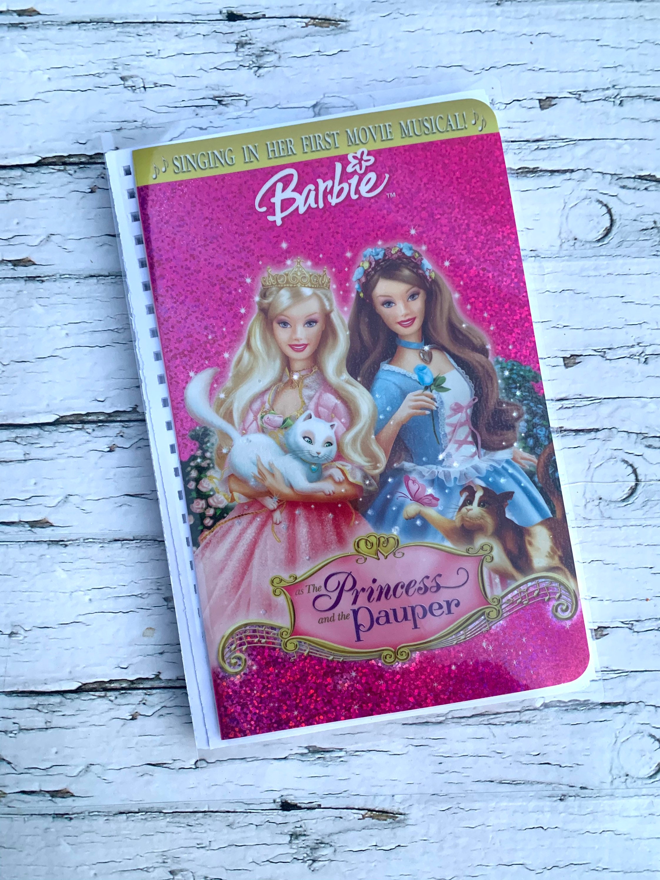 Barbie VHS Notebook Etsy