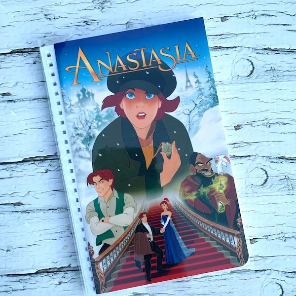 Anastasia VHS notebook