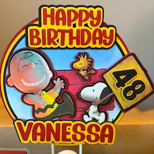 Peanuts Cake Topper