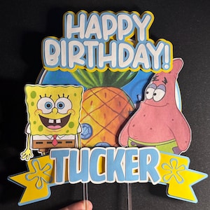 SpongeBob Cake Topper
