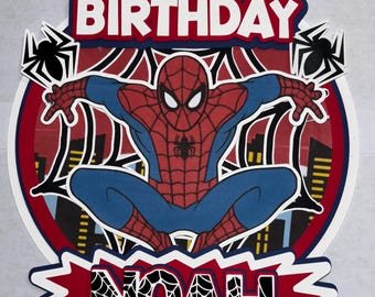 Spider-Man Cake Topper