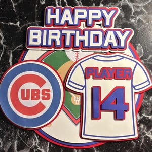Decorazione per torta a forma di baseball