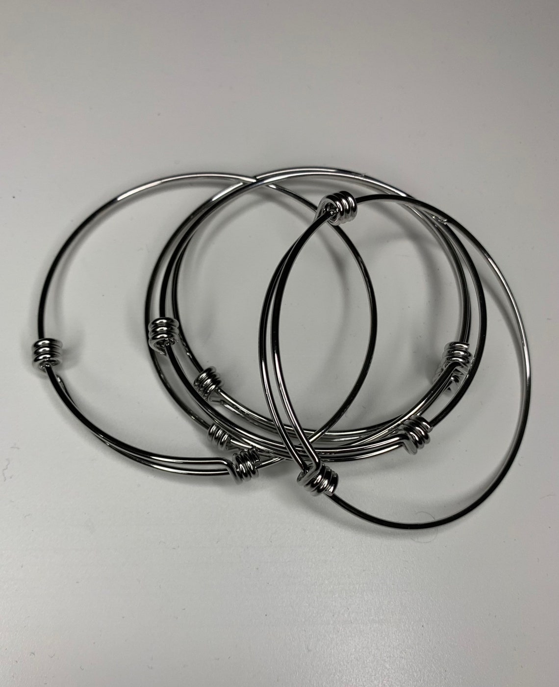 Adult Stainless Steel Bangles Etsy