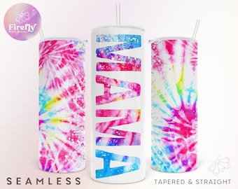 Tye Dye Mama 20oz Tumbler Sublimation Designs, Pink Hippie Glitter, Gifts For Mom, Seamless Tumbler, Instant Digital Download - MOM012