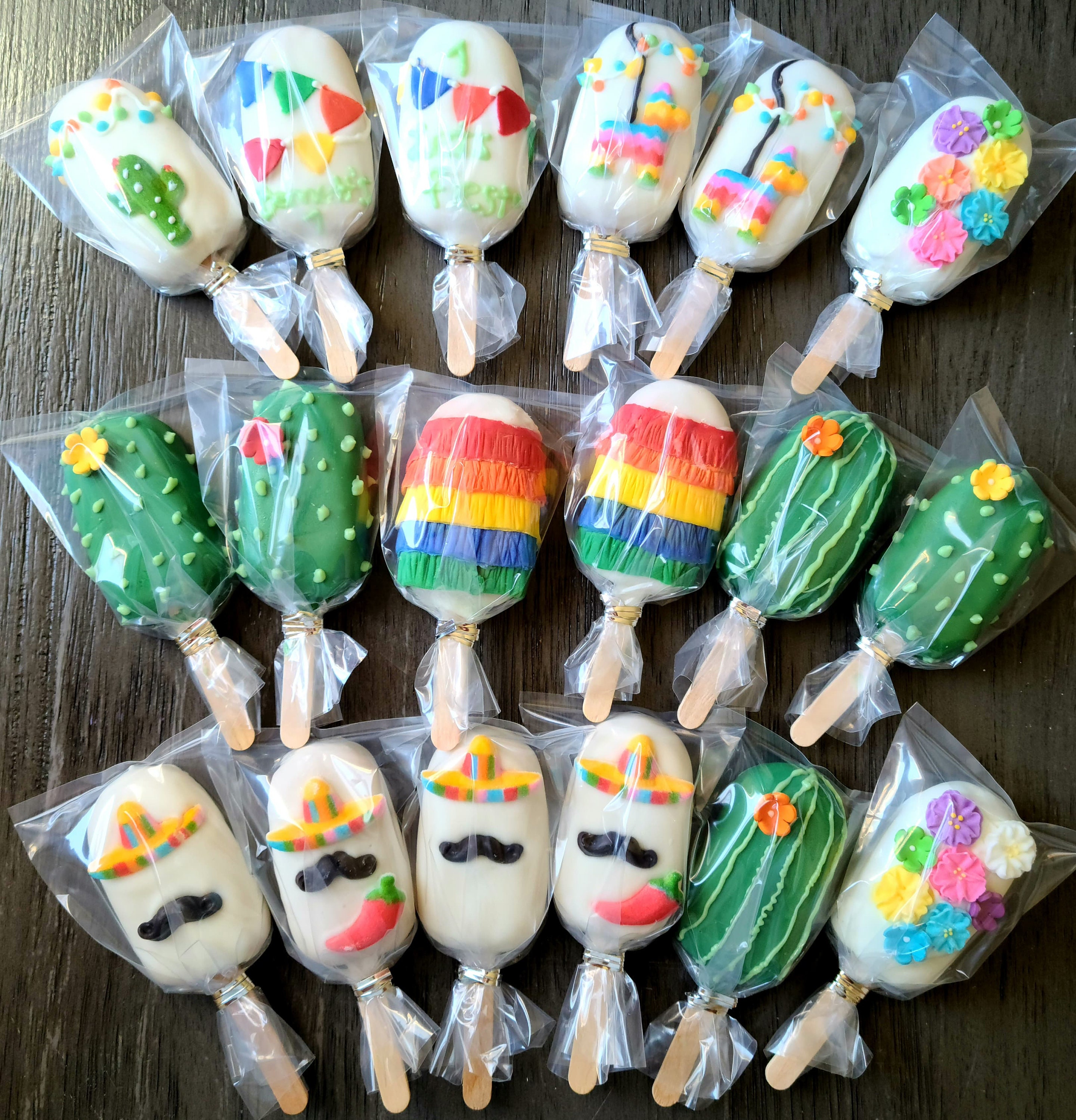 Fiesta Themed Cakesicles Etsy