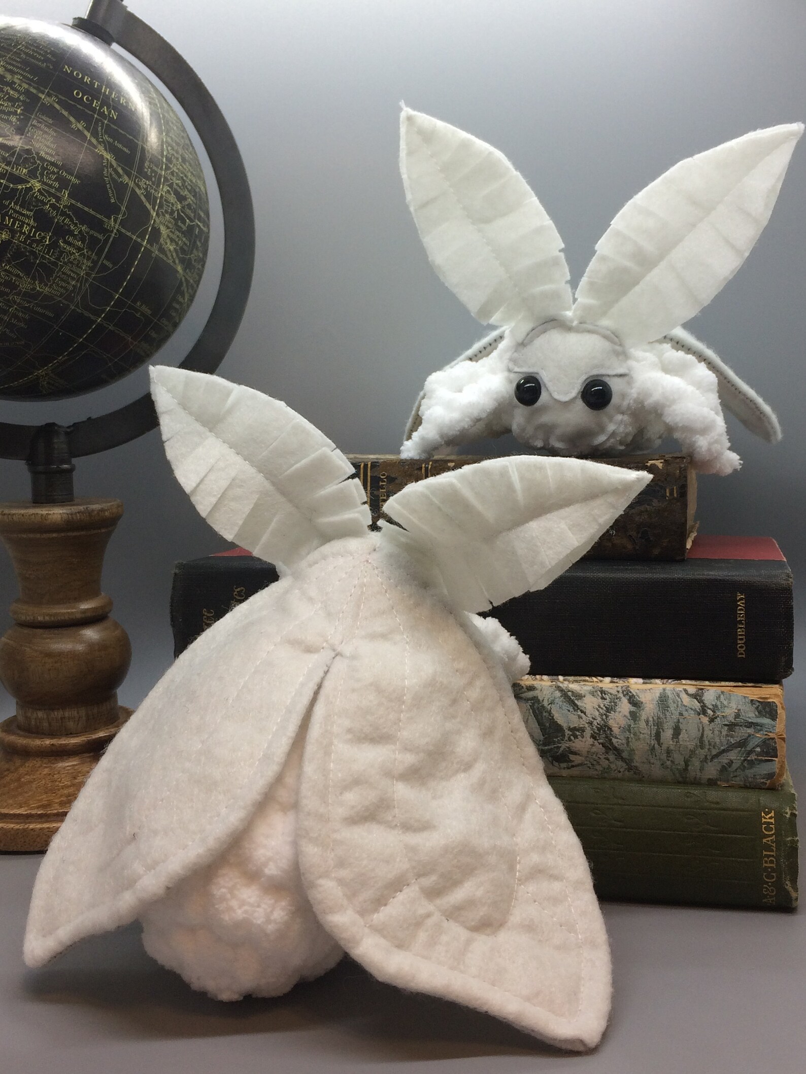 Poodle Moth Plush Venezuelan Poodle Moth Fluffy White Etsy