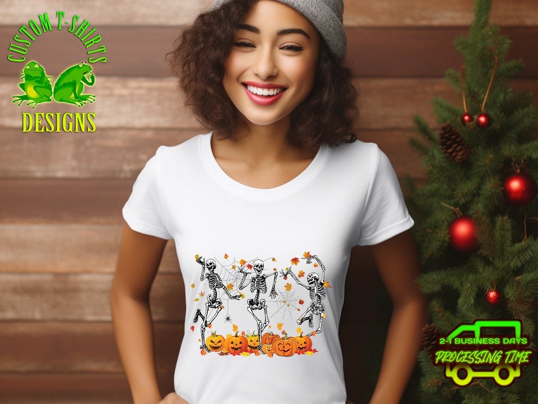 Skeleton Halloween Shirt Pumpkin Halloween Sweatshirt Pumpkin Shirt