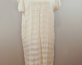 Handmade Cotton Dress, Ethical Long Dress, Handwoven Sustainable Garment, Eco-Friendly Gifts For Her, Organic Ethically Produced Clothing