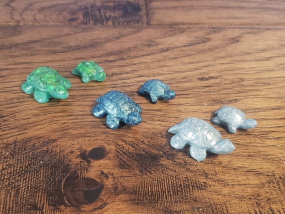 Turtle Figurines, Mama and Baby Turtles, Mini Turtles, Gift for Turtle  Lovers, Gift for Mom, Gift for Her, Gift for Daughter 