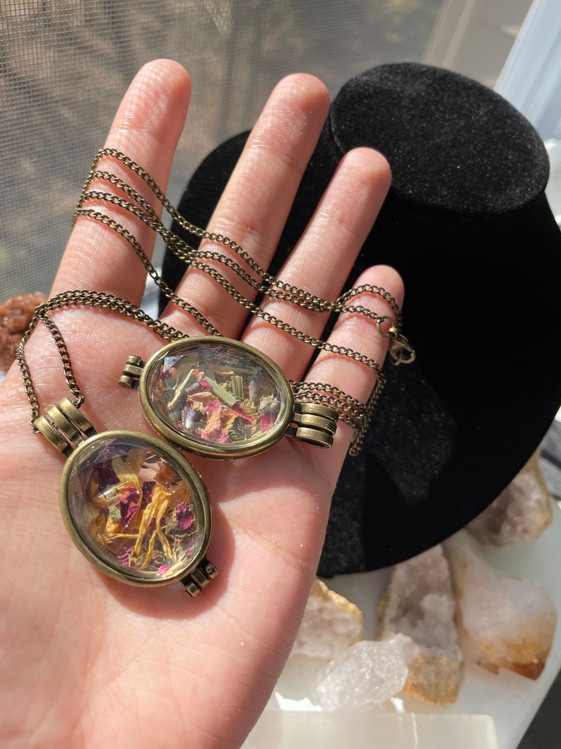 anti anxiety spell jar necklace Happiness spell jar anti anxiety spell Spell Amulet necklace spell jar necklace witchcraft