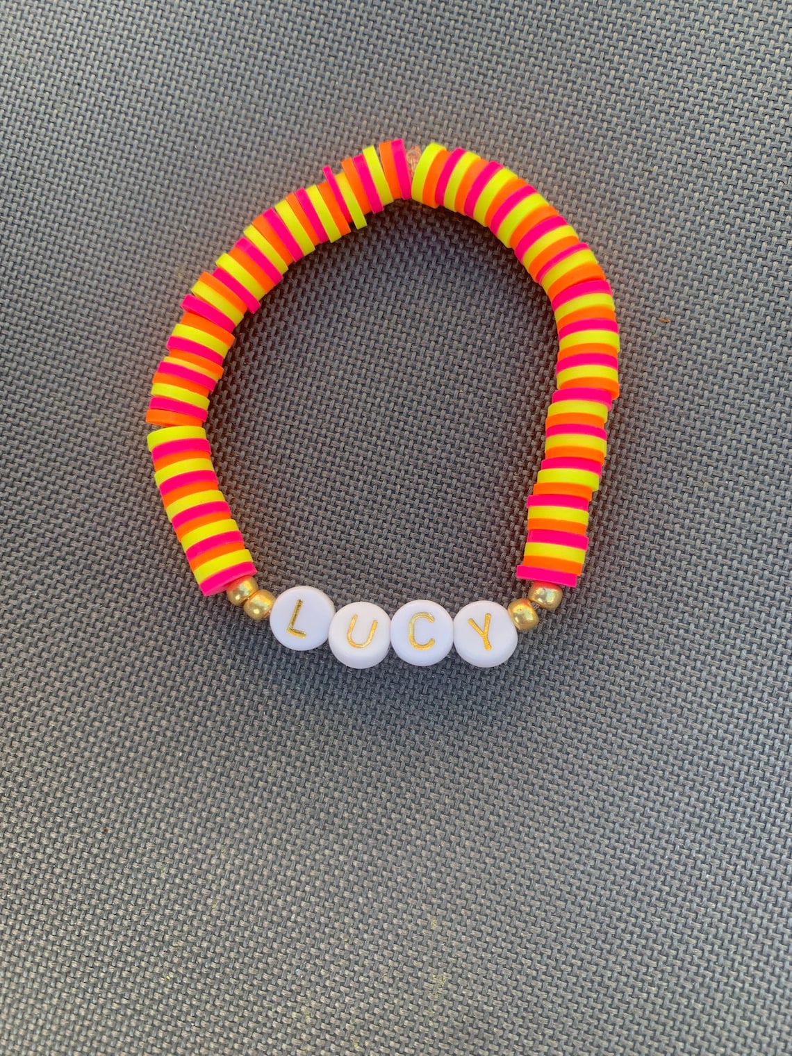 Preppy/ Vsco sunset Clay Beaded Bracelet | Etsy