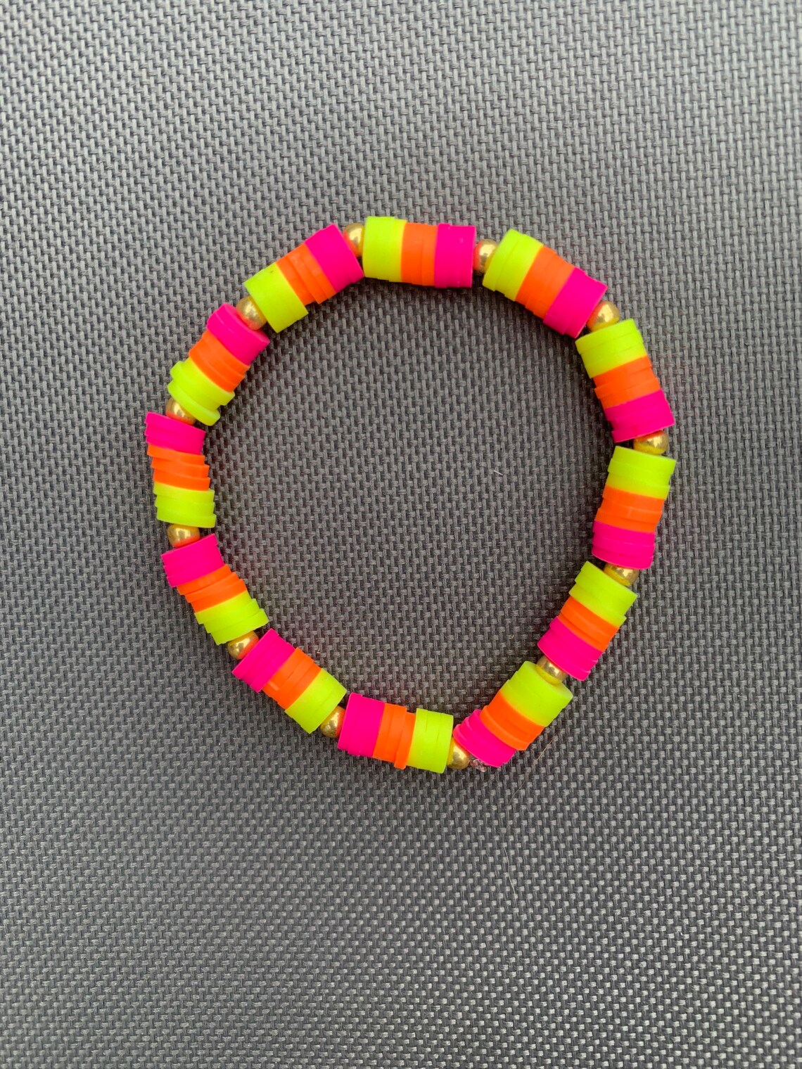 Preppy/ Vsco Sunset Clay beaded bracelet Etsy