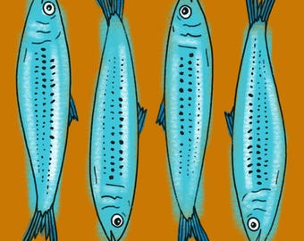 Sweet-ish Fish Greeting Card