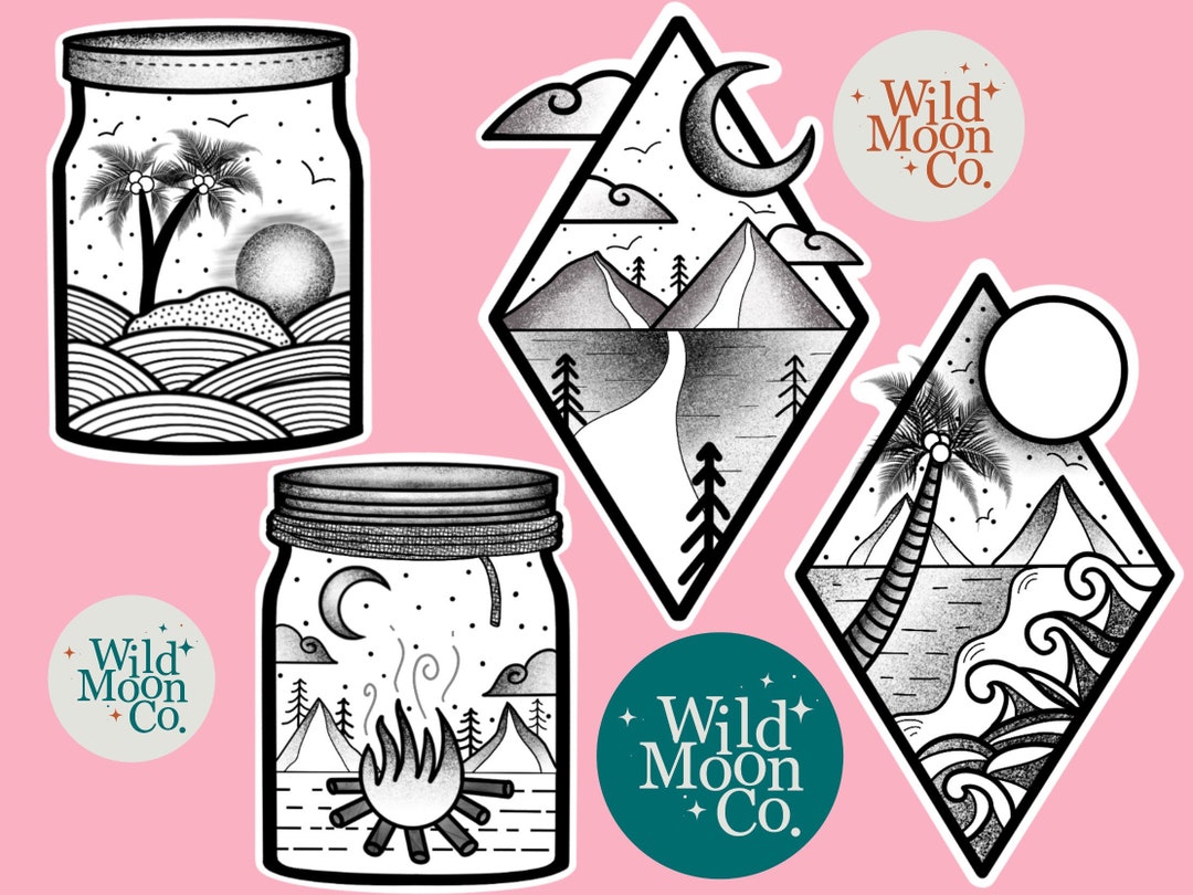 Sticker Pack Explorer Explorer Sticker Pack Journal, Notebook, Laptop Stickers, Scrapbooking ...