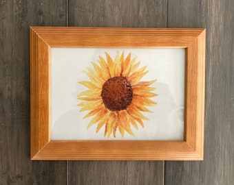 Sunflower Watercolor Print, Mother's Day Gift, Sunflower, Housewarming, Sunflower Wall Art, Watercolor Painting, Sunflowers for Ukraine