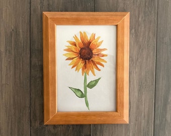 Sunflower Watercolor Print, Mother's Day Gift, Sunflower, Housewarming, Sunflower Wall Art, Watercolor Painting, Sunflowers for Ukraine