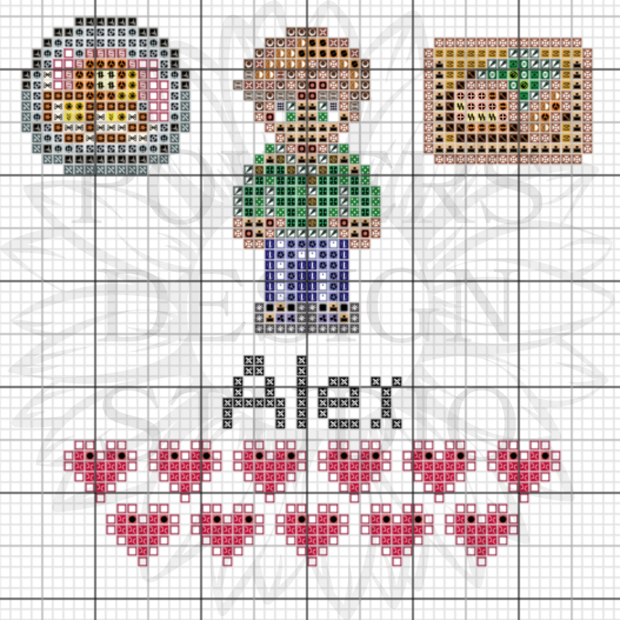 Alex Loves Cross Stitch Pattern - Stardew Valley- Bachelors ...