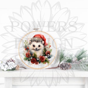 Christmas Baby Animals Cross Stitch Patterns l Hedgehog l Holiday Cross Stitch l Digital Download