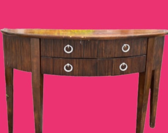 LACQUER DESIGN Your own   Mahogany  Demi- Lune  Console / Buffet/ Sideboard