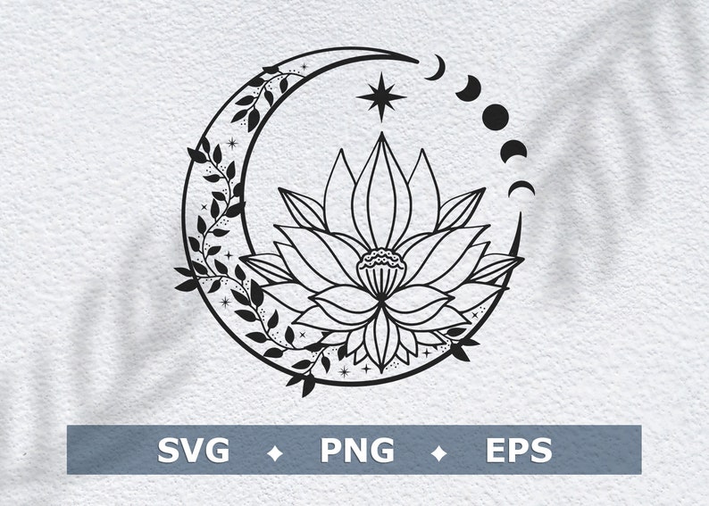 Free Free 138 Flower Moon Svg SVG PNG EPS DXF File