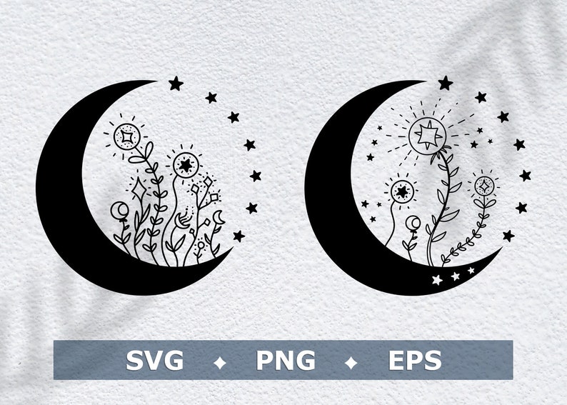 Free Free 138 Flower Moon Svg SVG PNG EPS DXF File