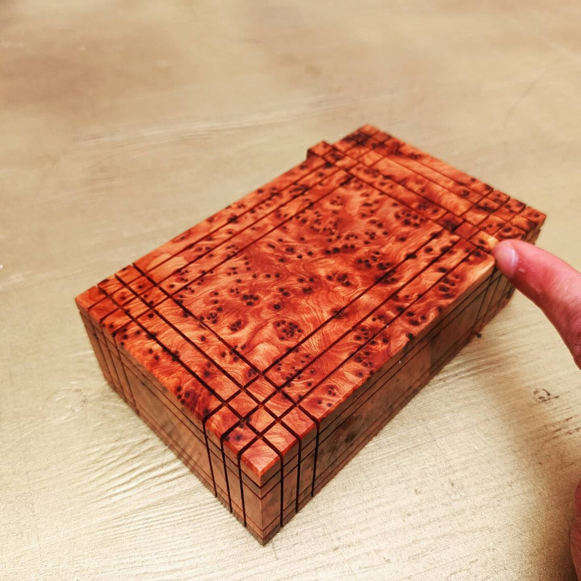 Moroccan Gift Puzzle Box Wooden Puzzle Box For Storage Etsy