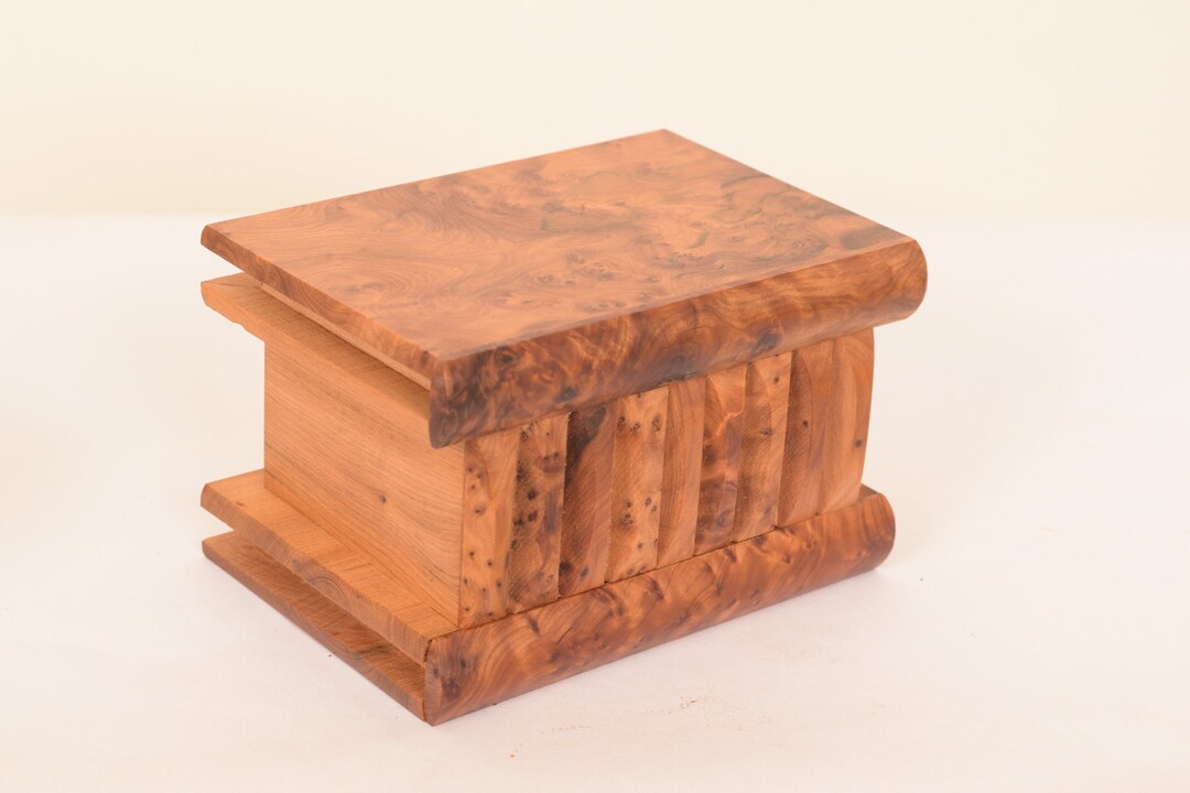 Moroccan Puzzle Box Made by Thuya Wood Use for Storage and as Etsy