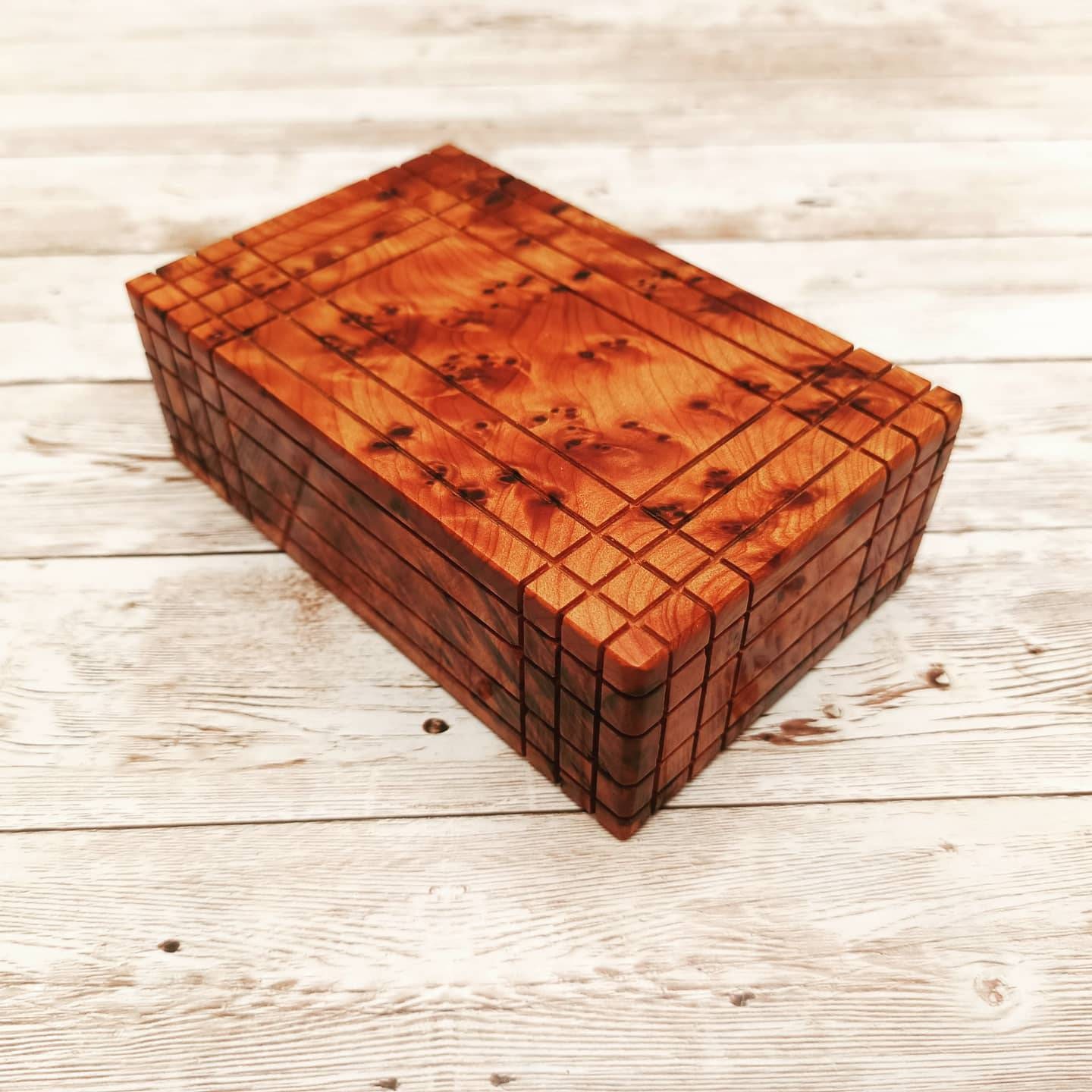 Moroccan Gift Puzzle Box Wooden Puzzle Box for Storage Etsy