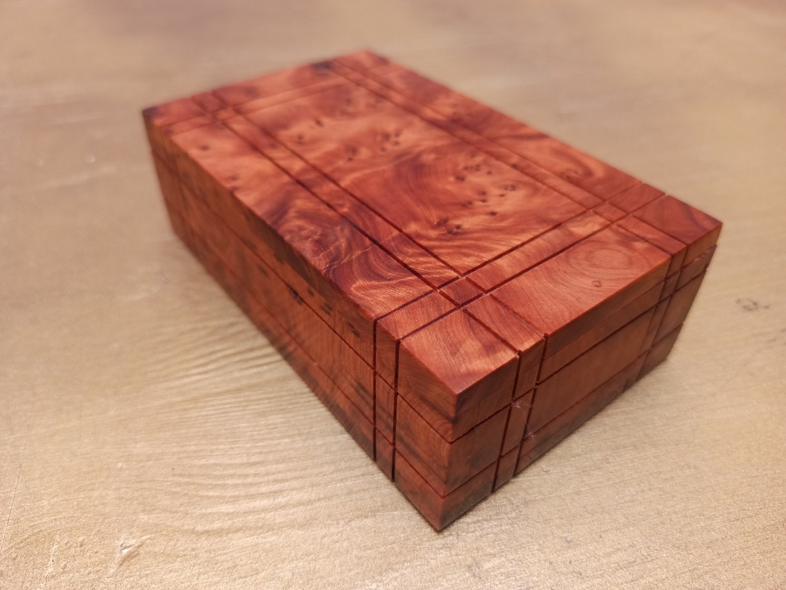 Moroccan Gift Puzzle Box Wooden Puzzle Box For Storage Etsy