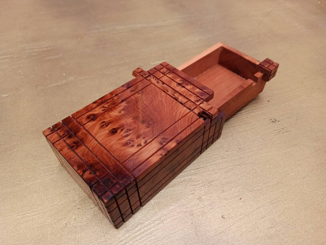 Moroccan Gift Puzzle Box Wooden Puzzle Box For Storage Etsy