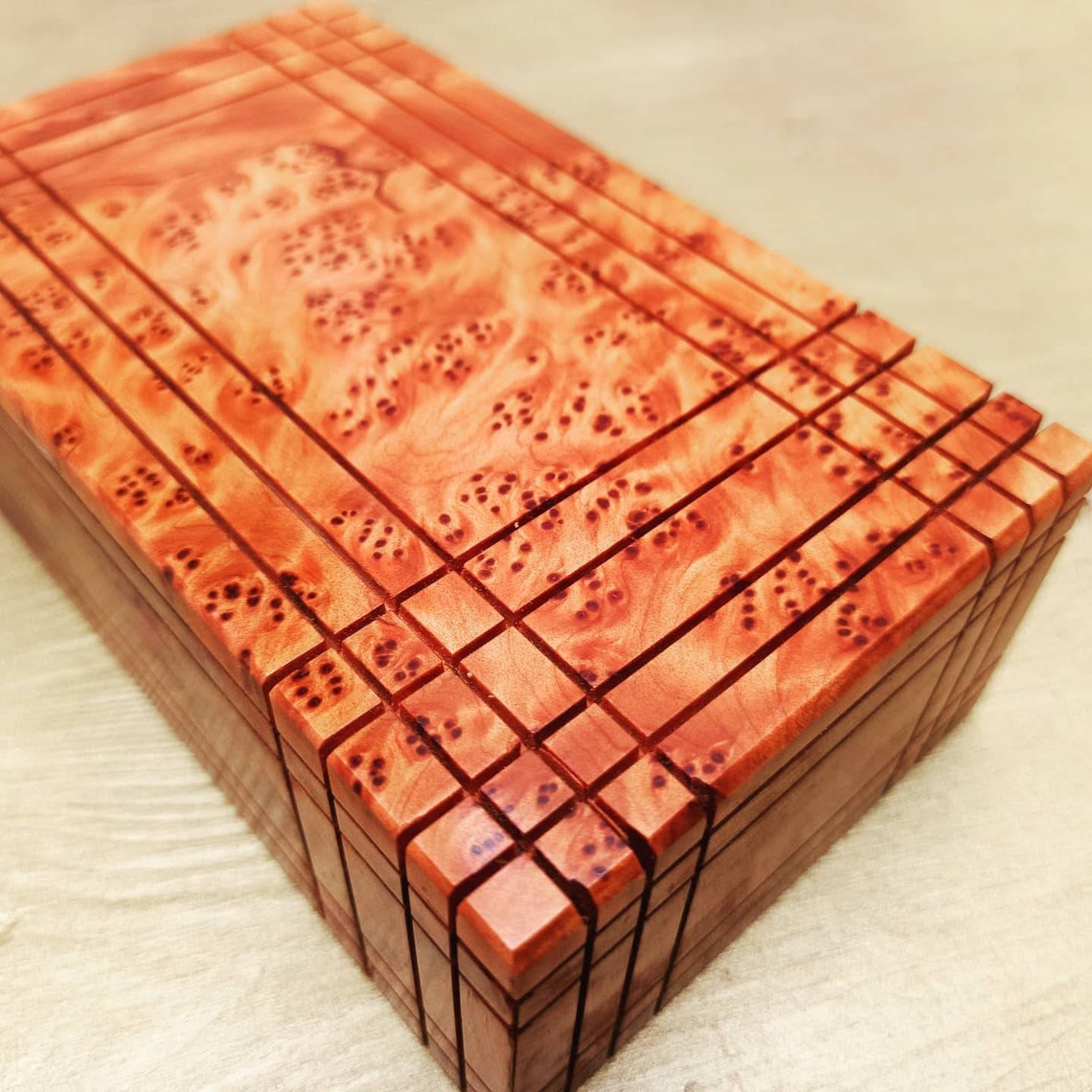 Moroccan Gift Puzzle Box Wooden Puzzle Box For Storage Etsy