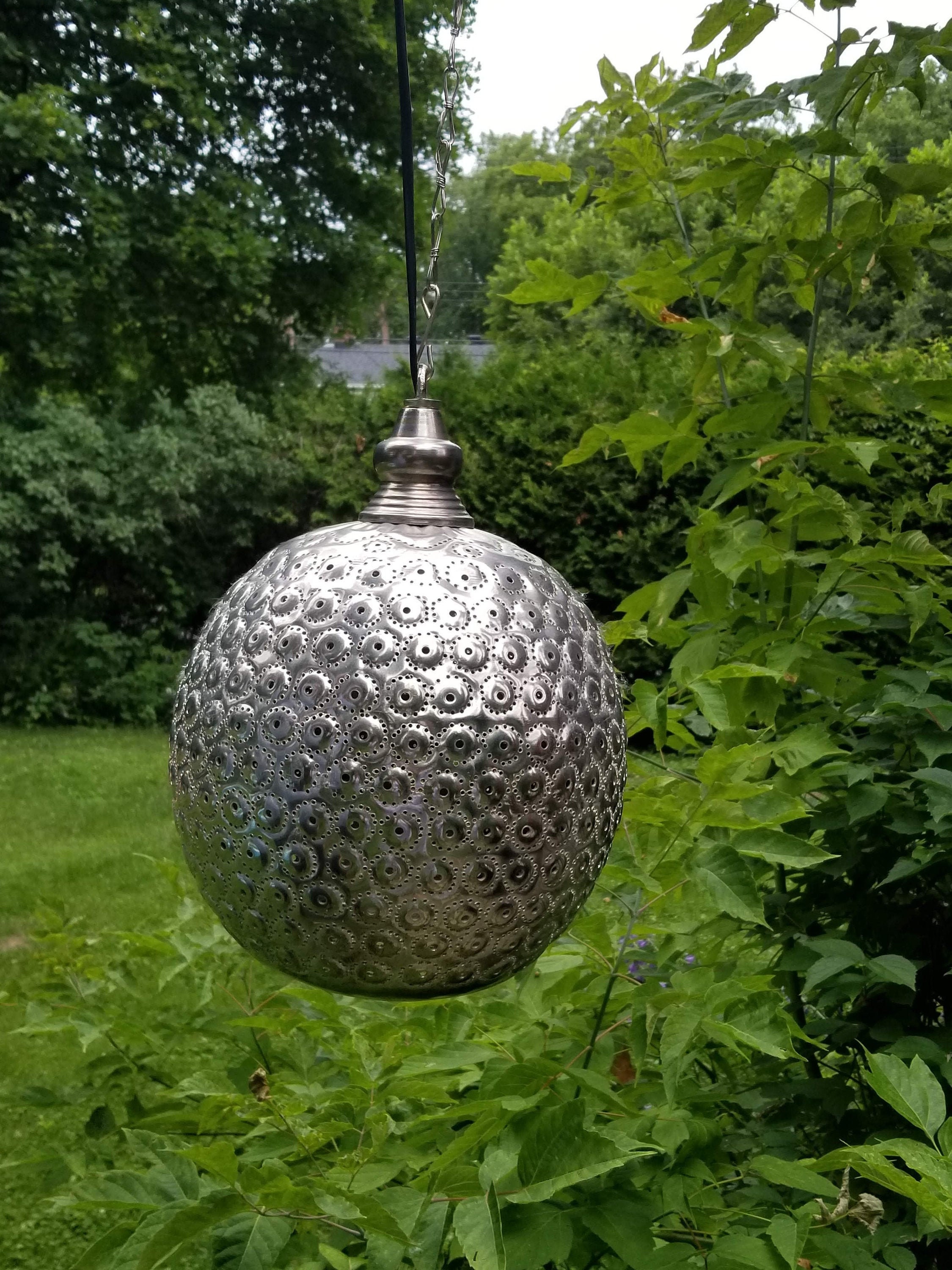 Lámpara de araña de cobre de latón marroquí lámpara de araña | Etsy