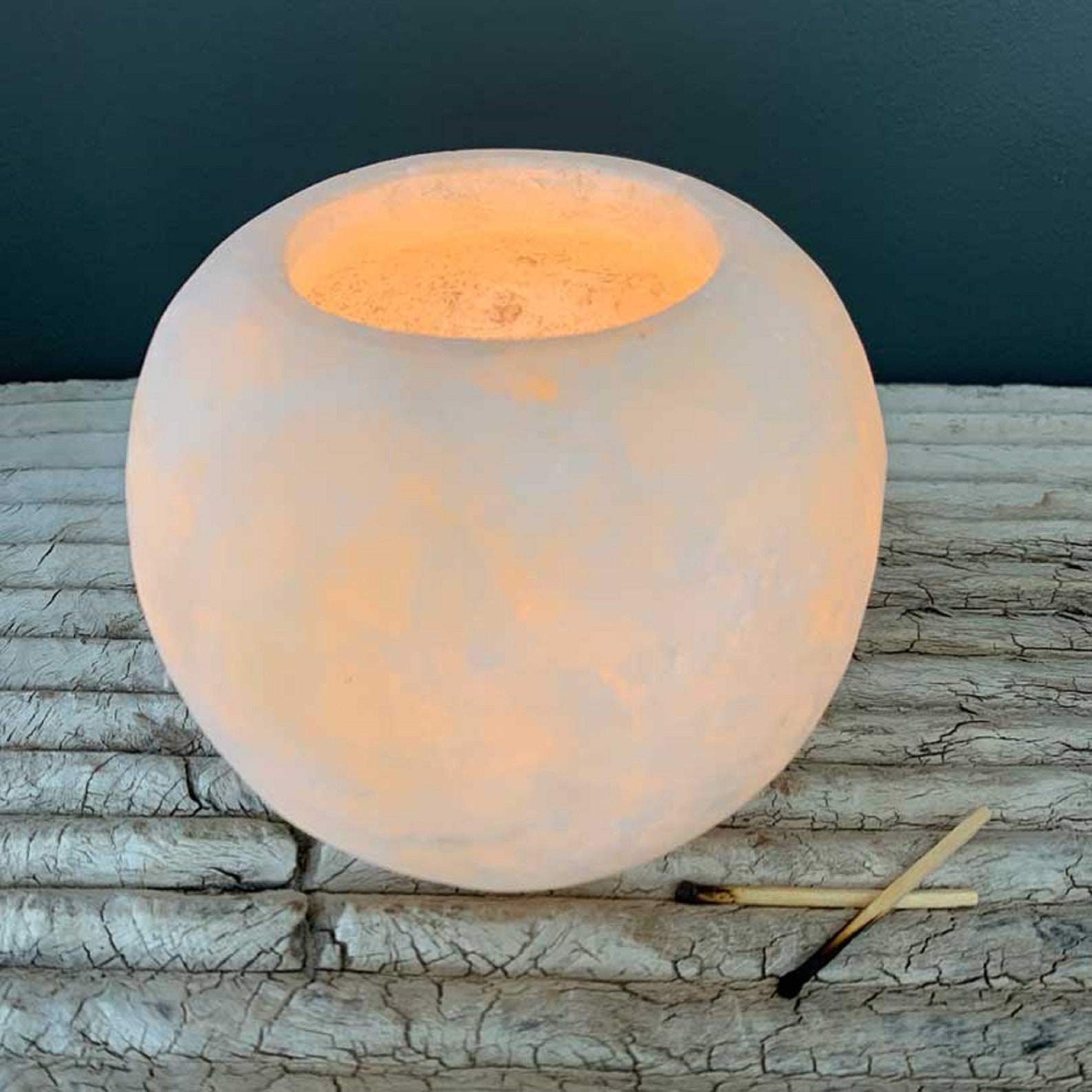 White Alabaster Candle Holder Egyptian Tealight and soft Etsy