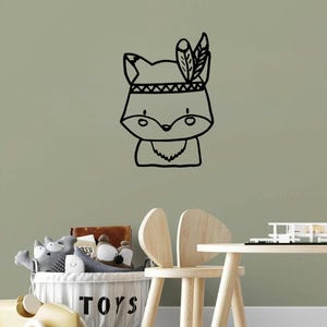 Plotterdatei Fuchs Indianer SVG