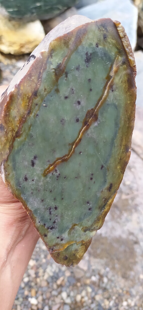 Piedra de jade jade crudo jade en bruto jade nefrita Losa Etsy España