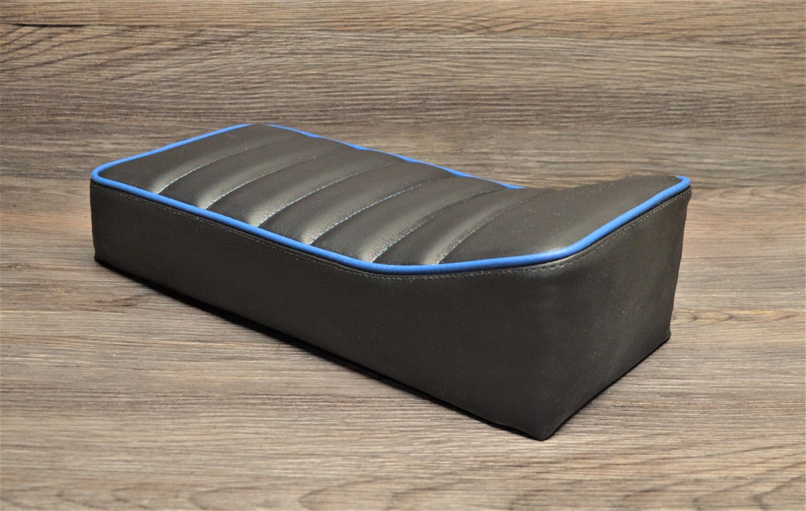 16 X 7 black/blue raised back MINI BIKE SEAT Etsy