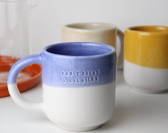 Custom Pottery Mug, Custom Gift, Ceramic Personalized Mug, Personalized Gift, Engraved Mug, Name Mug, Custom Anniversary Gift, Gift for Her