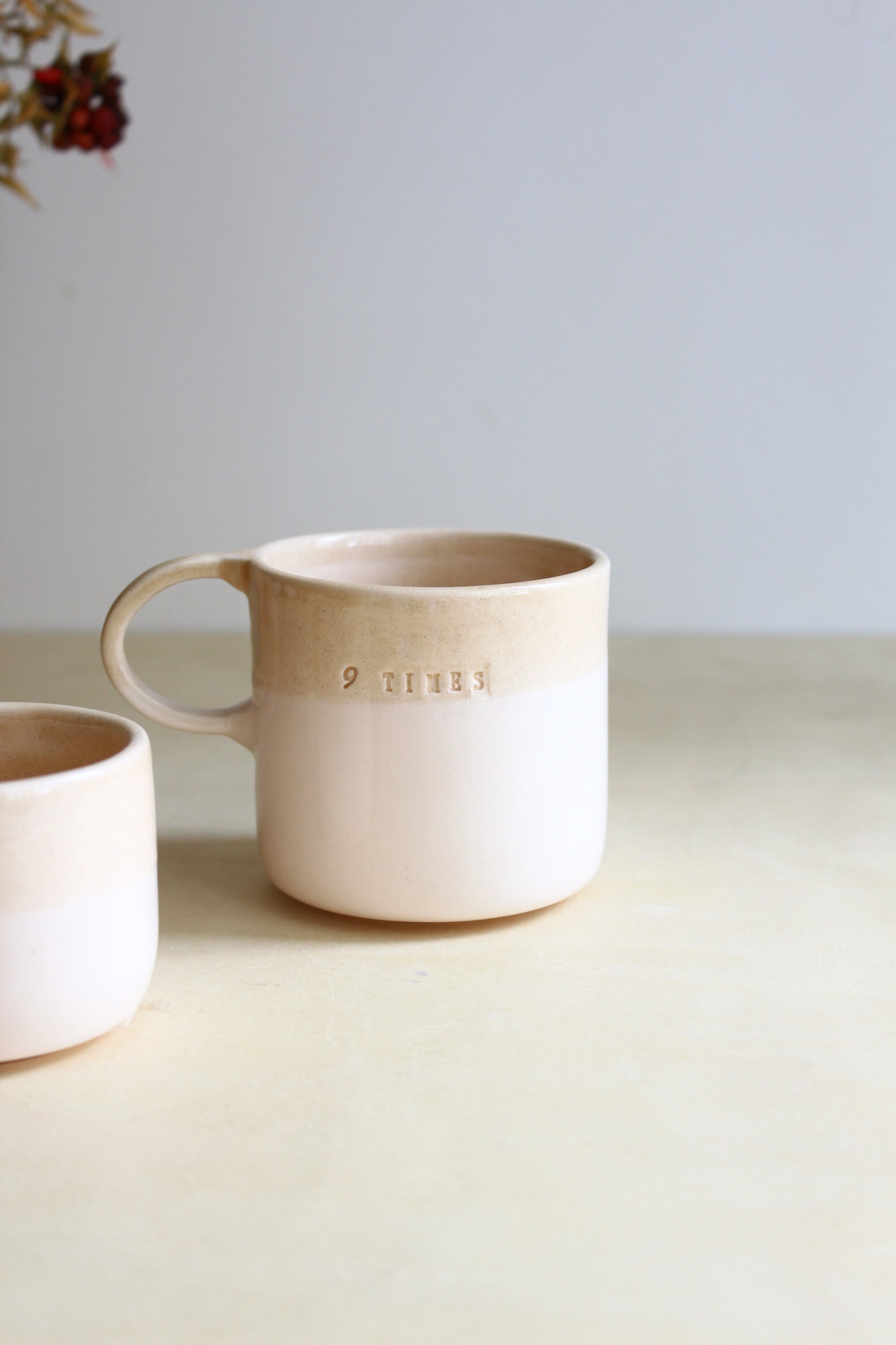 Personalized Ceramic Mug, Personalized Gift for Friend, Handmade Pottery Mug, Custom Pottery Cup, Name Mug, Mug for Brand, Gift for Her