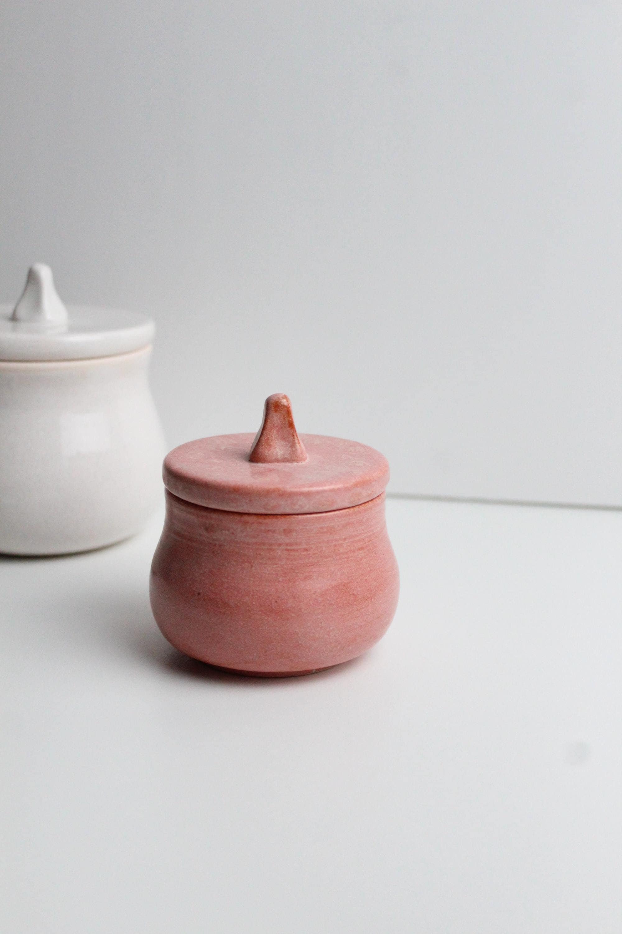 Ceramic Box With Lid-handmade Pot With Lid/ceramic Jewelry