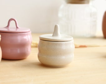 Ceramic Box with Lid, Handmade Pot with Lid, Ceramic Jewelry Box