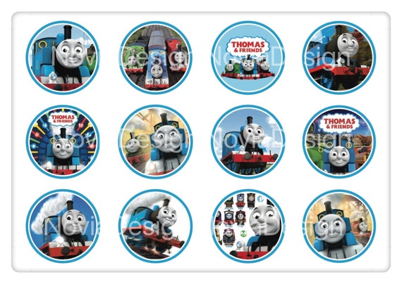 Printable Thomas Friends Cupcake Toppers Cupcake Picks Etsy Canada