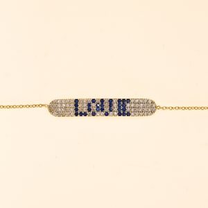 18k Yellow Gold Love Bracelet, For Lovers/ Girlfriend, UK seller British
